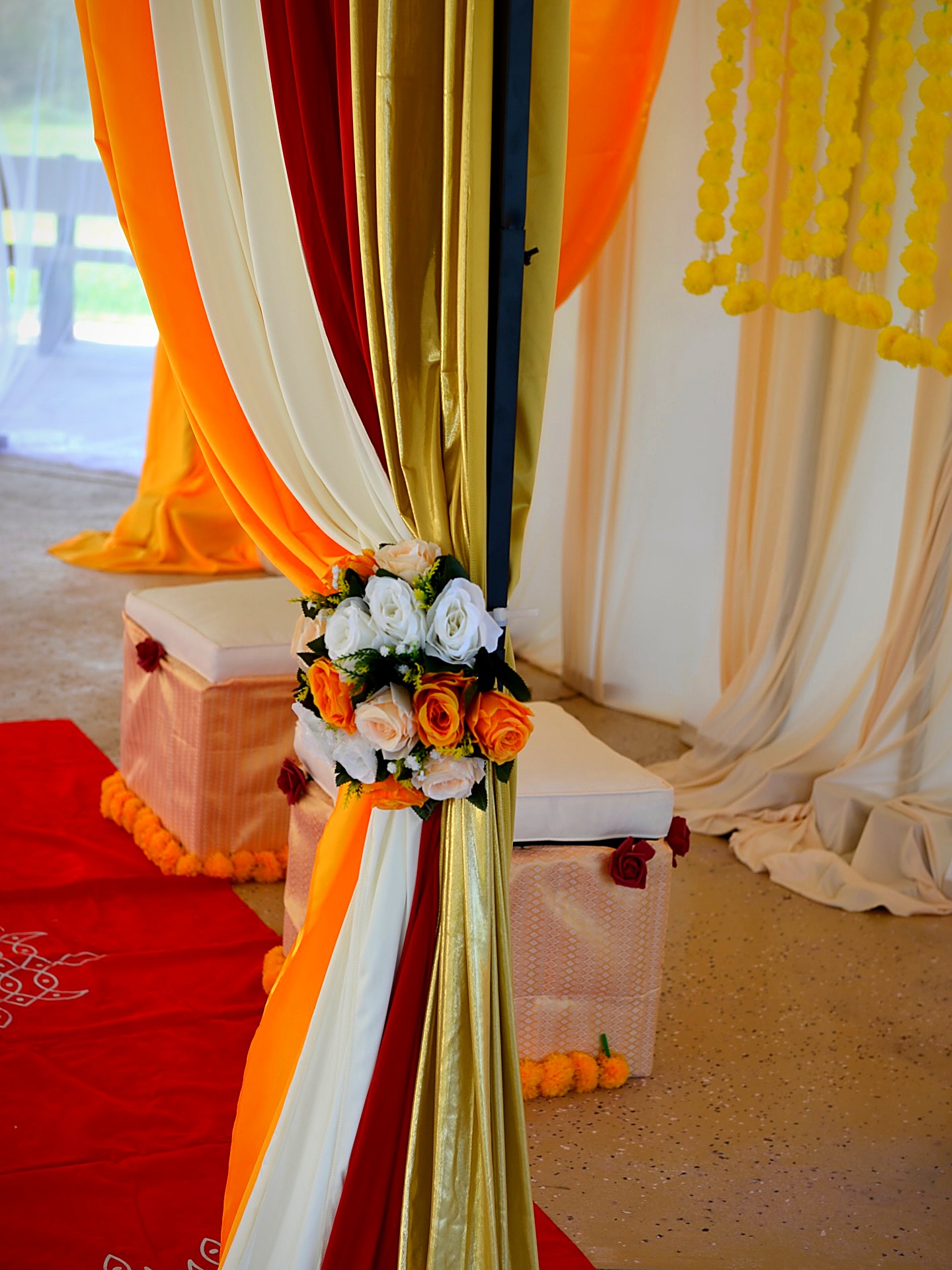 Birthday balloon arch